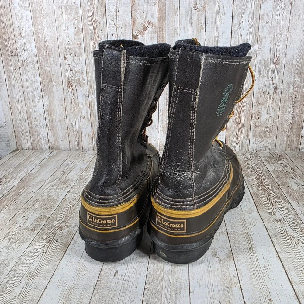 LaCrosse‎ Insulated Duck Boots Steel Shank Waterproof Winter Boots Size 8